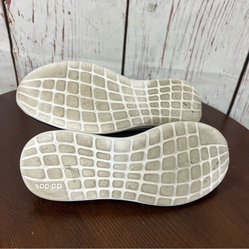 Adidas cloud foam mesh WoMen's Black Slip-On Shoes light weight & comfy 7  GUC - Picture 4 of 16